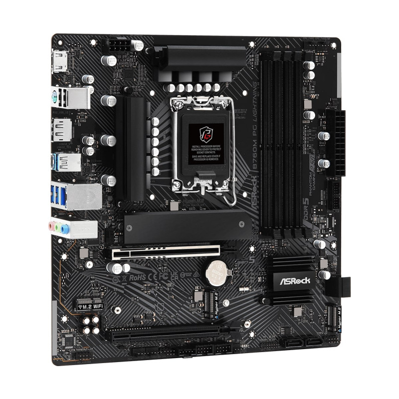 Материнська плата ASRock B760M PG Lightning Socket 1700
