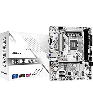 Материнська плата ASRock B760M-HDV/M.2 Socket 1700