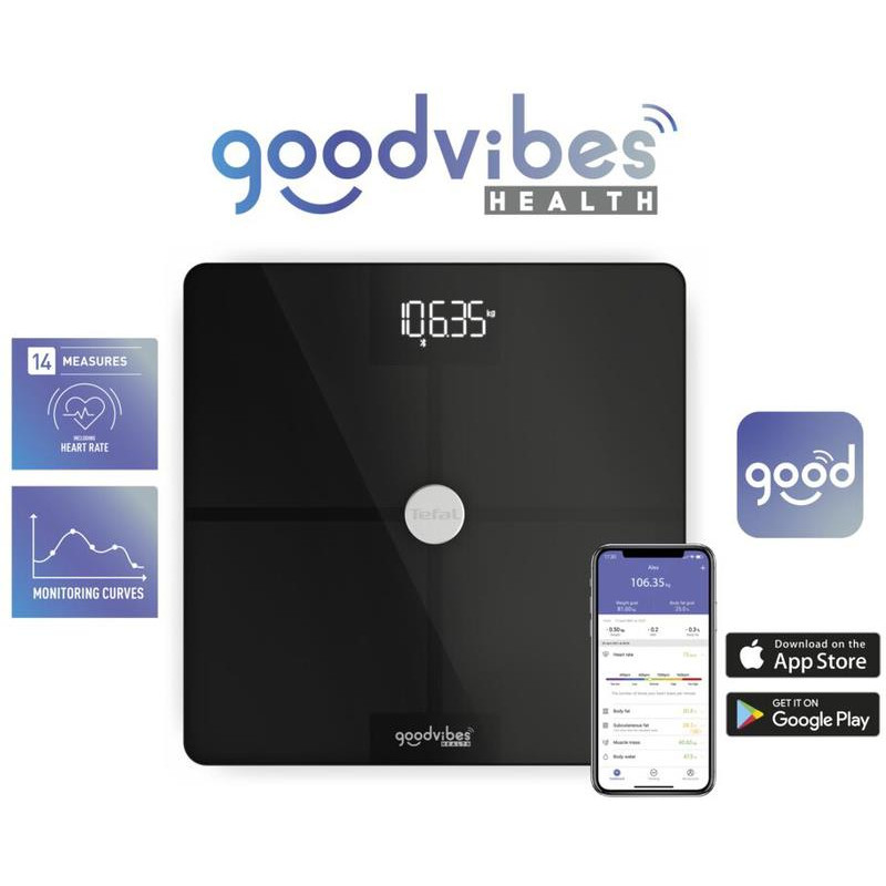 Ваги підлогові Tefal Goodvibes Smart BM9660S1
