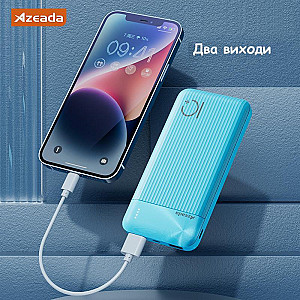 Універсальна мобільна батарея Proda Azeada Qidian AZ-P08 10000mAh Black (AZ-P08-BK)