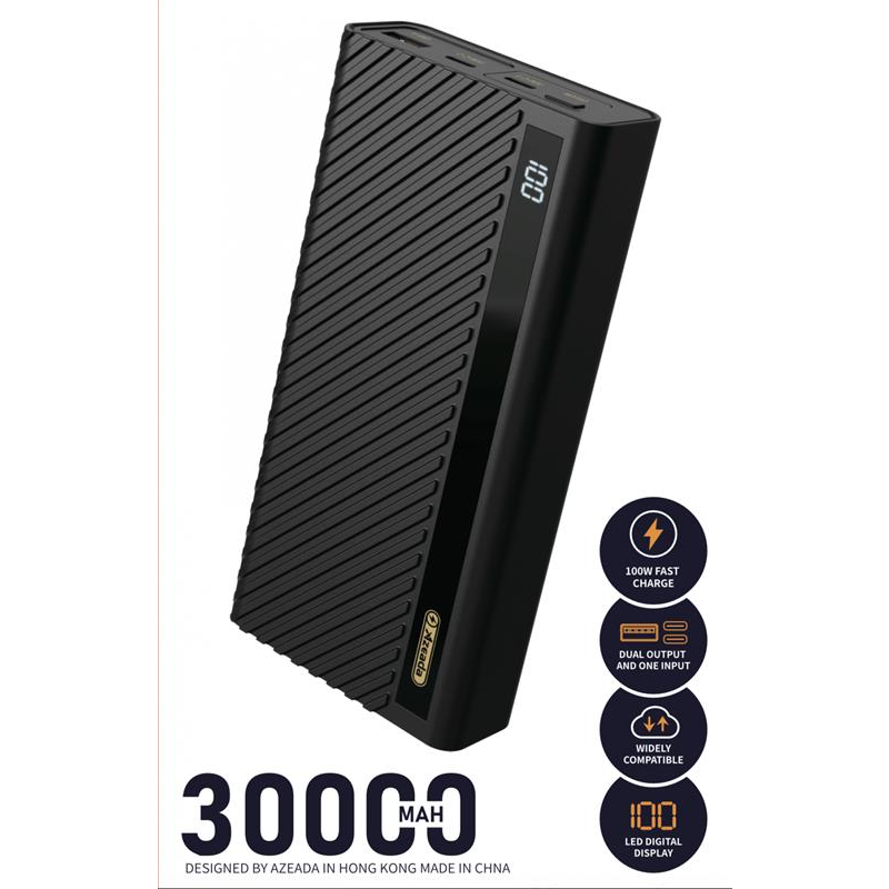 Універсальна мобільна батарея Proda PD-P106 30000mAh Black (PD-P106-BK)