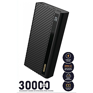 Універсальна мобільна батарея Proda PD-P106 30000mAh Black (PD-P106-BK)