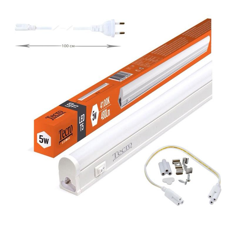 Світильник LED Tecro TL-T5-5W-4.1K 5W 4100K 