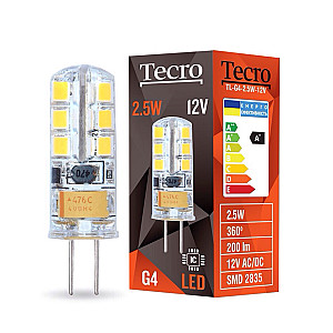 Лампа світлодіодна Tecro 2.5W G4 2700K (TL-G4-2.5W-12V)