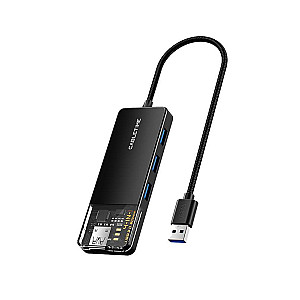 Концентратор Cabletime USB Type C - 4 Port USB 3.0, 0.15 cm (CB02B)