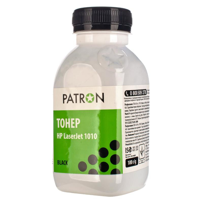 Тонер Patron (PN-HLJ1010-100) HP LJ 1010 Black, 100 г