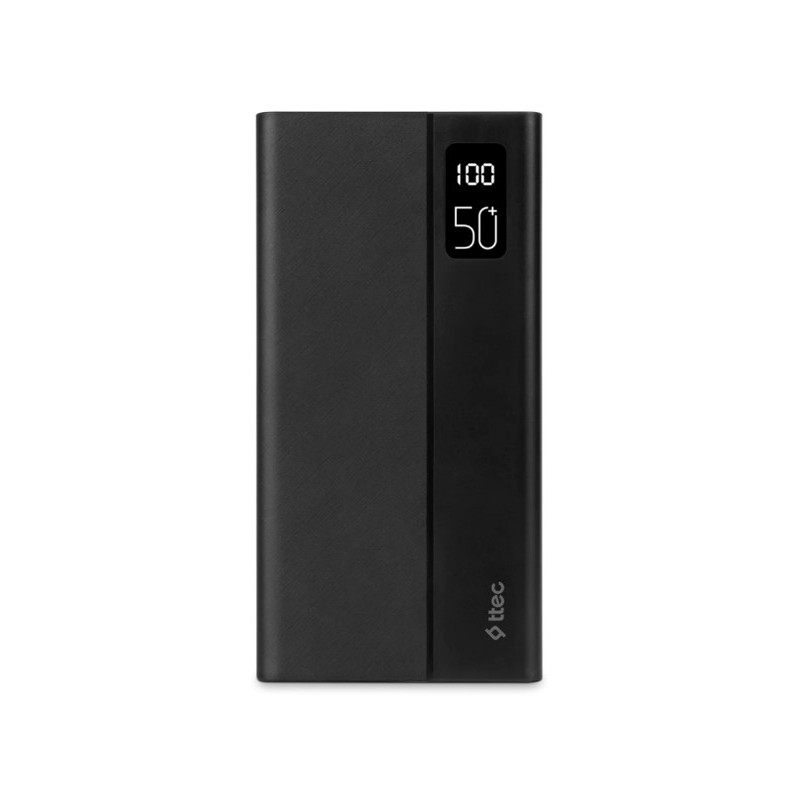 Універсальна мобільна батарея Ttec 50000mAh ReCharger Mega LCD Black (2BB197S)