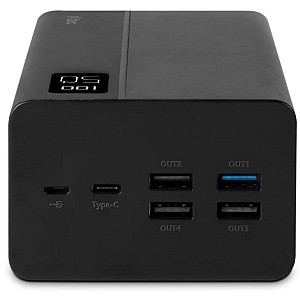 Універсальна мобільна батарея Ttec 50000mAh ReCharger Mega LCD Black (2BB197S)