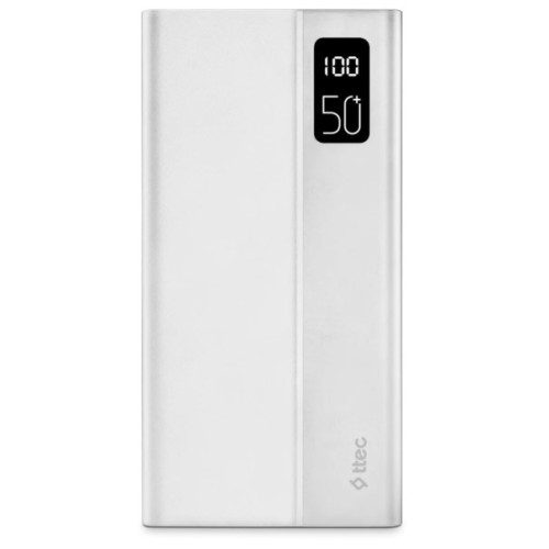 Універсальна мобільна батарея Ttec 50000mAh ReCharger Mega LCD White (2BB197B)