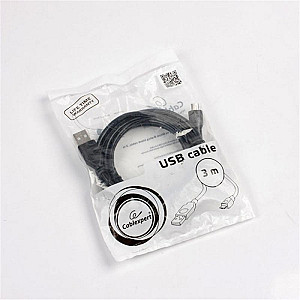 Кабель Cablexpert USB - micro USB V 2.0 (M/M), 3 м, Black (CCP-mUSB2-AMBM-10)