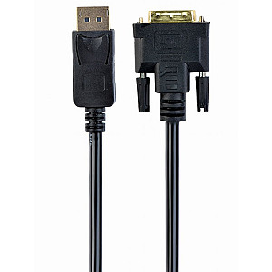 Кабель Cablexpert DisplayPort - DVI (М/М), 1.8 м, чорний (CC-DPM-DVIM-6)