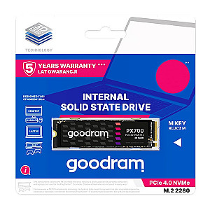 Накопичувач SSD 1TB Goodram PX700 M.2 2280 PCIe 4.0 x4 NVMe 3D NAND (SSDPR-PX700-01T-80)