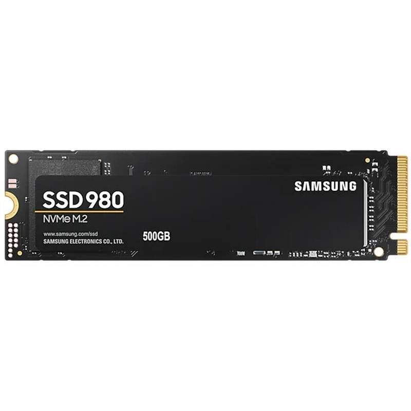 Накопичувач SSD  500GB Samsung 980 M.2 PCIe 3.0 x4 NVMe V-NAND MLC (MZ-V8V500BW)