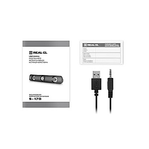 Акустична система REAL-EL S-170 Black