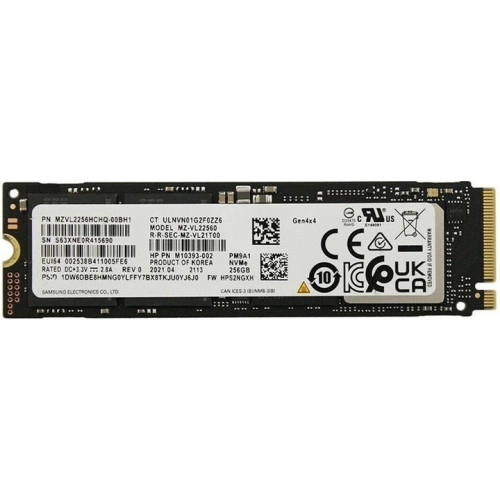 Накопичувач SSD  256GB Samsung PM9A1 M.2 2280 PCIe 4.0 x4 V-NAND 3bit MLC (MZ-VL22560_OEM)