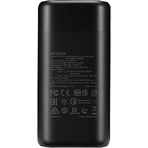 Універсальна мобільна батарея A-DATA P10000QCD 10000mAh Black (AP10000QCD-DGT-CBK)