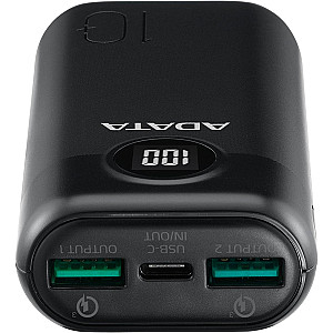 Універсальна мобільна батарея A-DATA P10000QCD 10000mAh Black (AP10000QCD-DGT-CBK)