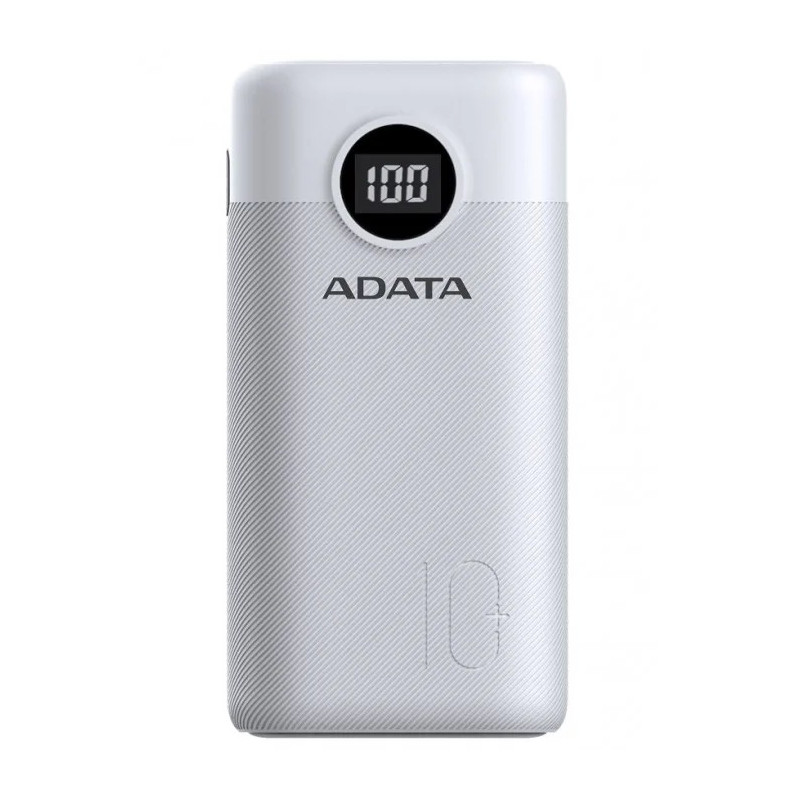 Універсальна мобільна батарея A-DATA P10000QCD 10000mAh White (AP10000QCD-DGT-CWH)