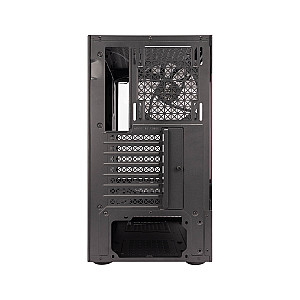 Корпус 1stPlayer Mi7-A-2F2R-1F2 Black без БЖ