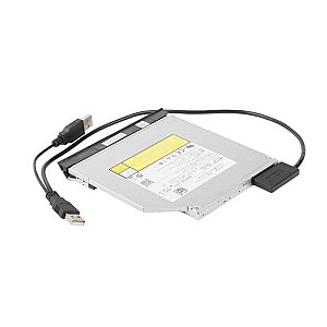 Адаптер Cablexpert USB - Slim SATA II (M/M), 0.5 м, чорний (A-USATA-01)