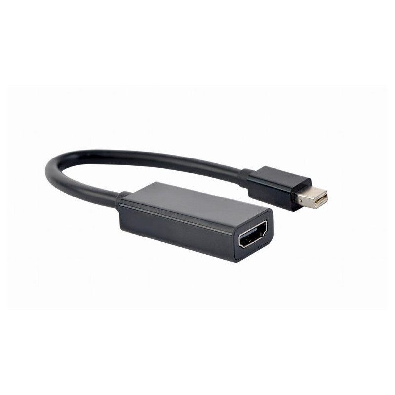 Адаптер Cablexpert mini DisplayPort - HDMI (M/F), 0.15 м, Black (A-mDPM-HDMIF-02)