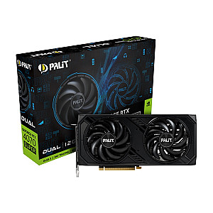Відеокарта GF RTX 4070 Super 12GB GDDR6X Dual Palit (NED407S019K9-1043D)