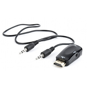 Адаптер Cablexpert HDMI - VGA V 1.4 (M/F), Black (A-HDMI-VGA-02)