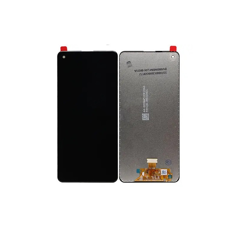 Дисплей Samsung SM-A217F Galaxy A21s (2020) у зборі з сенсором black service orig (L15948)