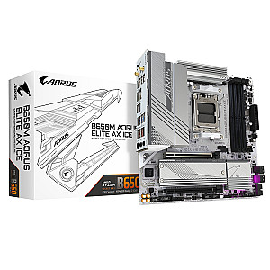 Материнська плата Gigabyte B650M Aorus Elite AX Ice Socket AM5