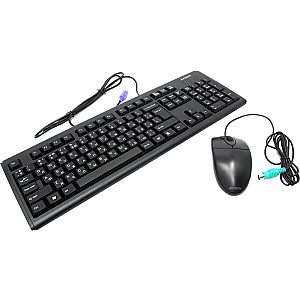 Комплект (клавіатура, мишка) A4Tech KM-72620D Black USB