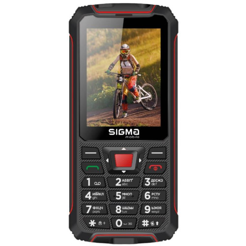 Мобільний телефон Sigma mobile X-treme PR68 Dual Sim Black/Red (4827798122129)_