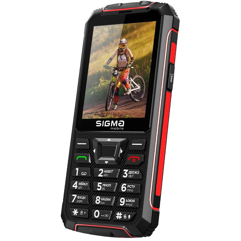 Мобільний телефон Sigma mobile X-treme PR68 Dual Sim Black/Red (4827798122129)_