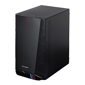 Корпус Prologix E112 Black Tempered Glass