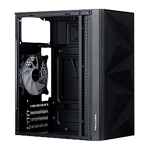 Корпус Prologix E113 Tempered Glass&Mesh Black