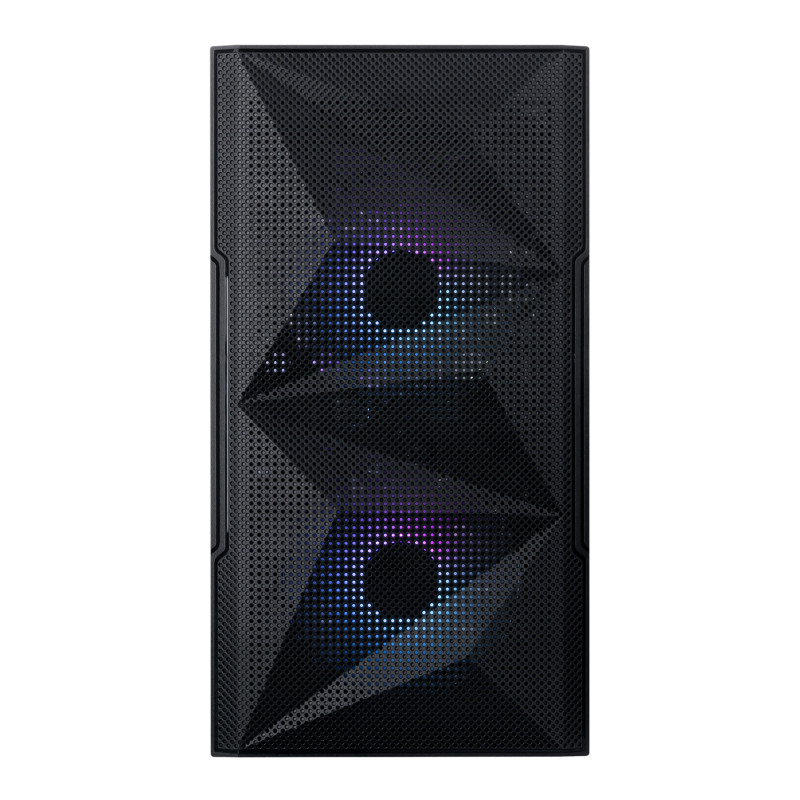 Корпус Prologix E113 Tempered Glass&Mesh Black