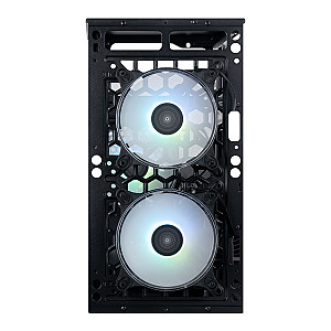 Корпус Prologix E113 Tempered Glass&Mesh Black