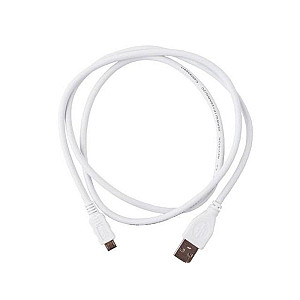 Кабель Cablexpert USB - micro USB V 2.0 (M/M), Premium, 1 м, білий (CCP-mUSB2-AMBM-W-1M)