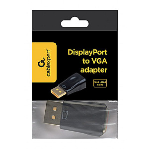 Адаптер Cablexpert DisplayPort - VGA (M/F), чорний (A-DPM-VGAF-01) пакет
