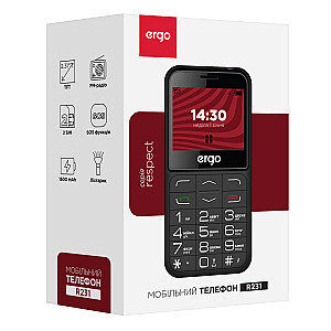 Мобiльний телефон Ergo R231 Dual Sim Black
