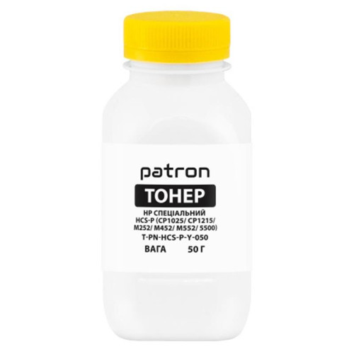 Тонер Patron (PN-HCS-P-Y-050) HP Special HCS-P Yellow, 50 г