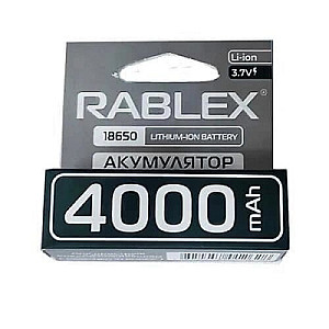 Акумулятор Rablex 18650 3,7V 4000mAh