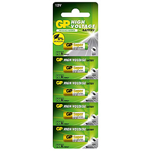 Батарейка GP Batteries 27A 12В Alkaline 5шт (27AF-U5)