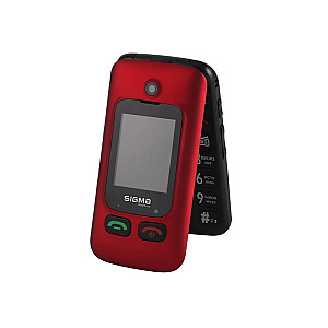Мобiльний телефон Sigma mobile Comfort 50 Shell Duo Type-C Dual Sim Red/Black (4827798212516)
