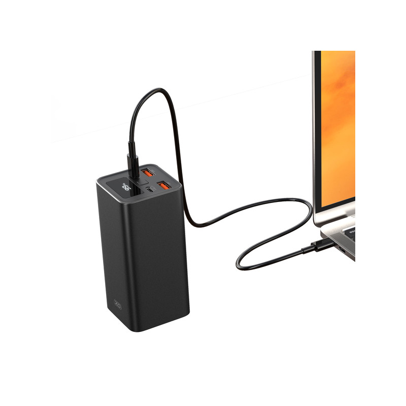 Універсальна мобільна батарея XO PB97 20000mAh 65W Black