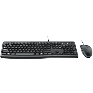 Комплект (клавіатура, мишка) Logitech MK120 Black USB (920-002562)