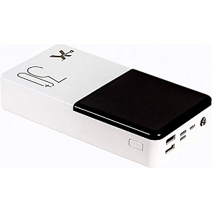 Універсальна мобільна батарея PowerX Q500 30000mAh LCD Screen White (1283126562334)