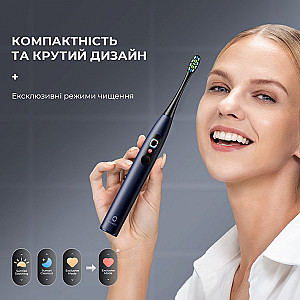 Розумна зубна електрощітка Oclean X Pro Digital Electric Toothbrush Dark Blue (6970810553482)