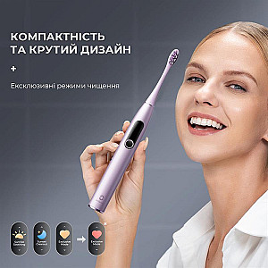 Розумна зубна електрощітка Oclean X Pro Digital Electric Toothbrush Purple (6970810553475)
