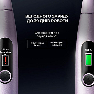 Розумна зубна електрощітка Oclean X Pro Digital Electric Toothbrush Purple (6970810553475)