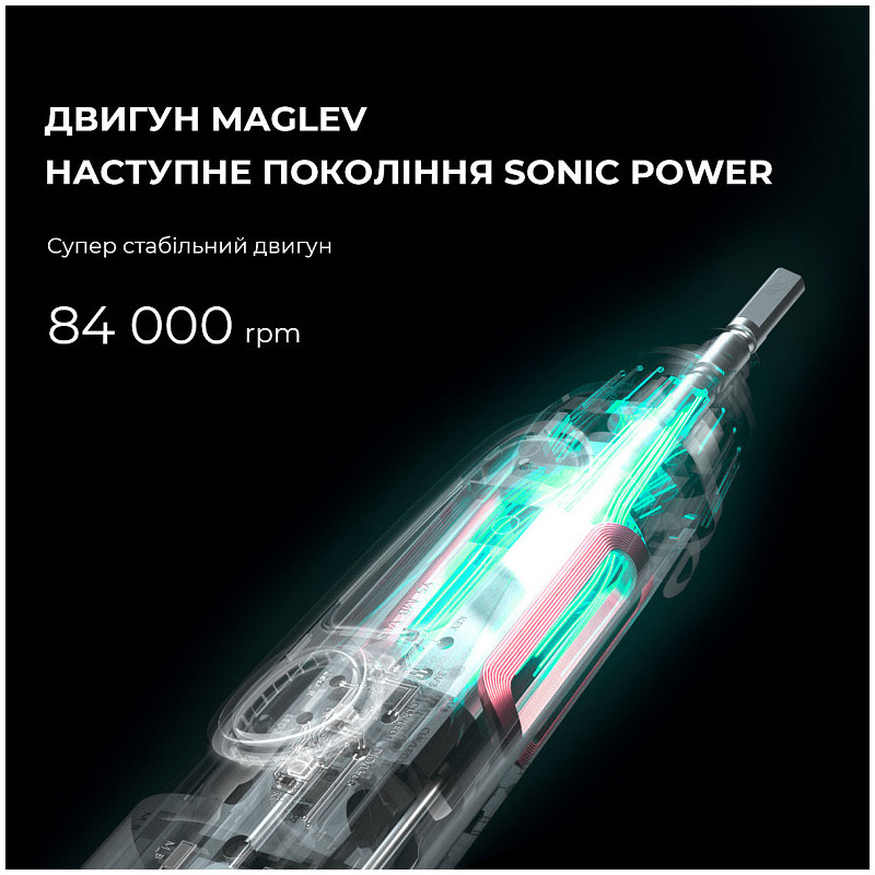 Розумна зубна електрощітка Oclean X Pro Digital Electric Toothbrush Purple (6970810553475)